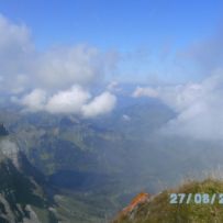 Blick vom Gipfel des Hohen Ifen