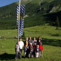 Familien auf der Krinner-Kofler-Hütte