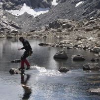 Rast am Bergsee mit Wassersporteinlage