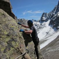 Aufstieg; Klettersteig Kleiner Litzner