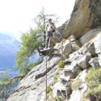 Mein Vater auf dem Almageller Erlebnisweg