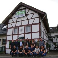 Einige unserer Ehrenamtler beim Treffen in Abenden auf der Mühlheimer DAV-Hütte