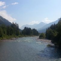 Heute begleitete uns der Lech