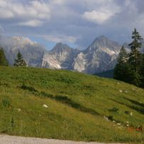 ... mit sommerlichem Alpenpanorama