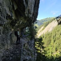 Aufstieg zur Hütte