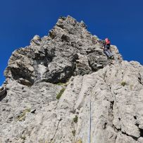 Ruth im Vorstieg der Himmelsleiter