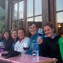 GruppenFoto vor der Friedrichshafener Hütte