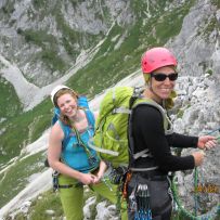 Claudia und Ulrike am Standplatz