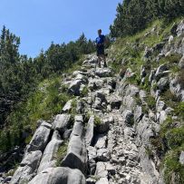 Aufstieg zur Hütte