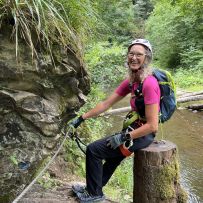 Claudia gönnt sich eine Pause