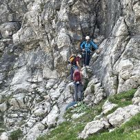 Einstieg zur „Bierflaschen Route“