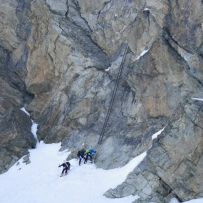 Pas de Chèvres von unten