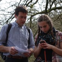 Hightech führten ans Ziel einiger Geocaches.